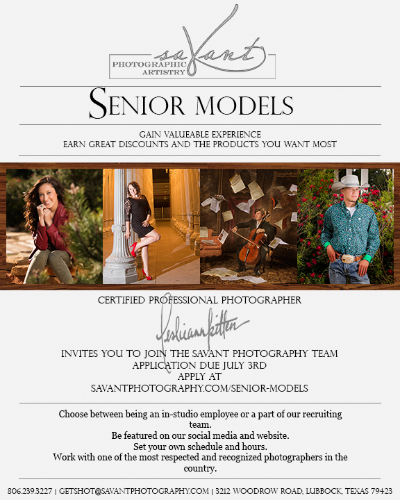 Senior Model Flyer